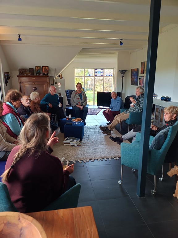 Schildersgroep Westerwolde op bezoek